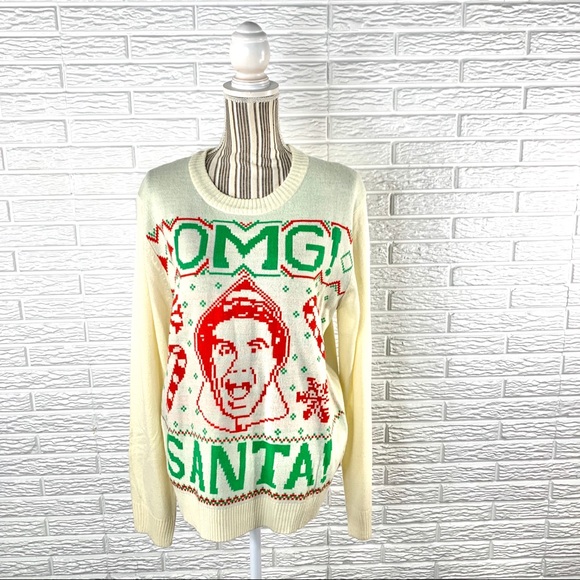 ELF Sweaters - Elf Christmas OMG Santa Sweater Buddy the Elf